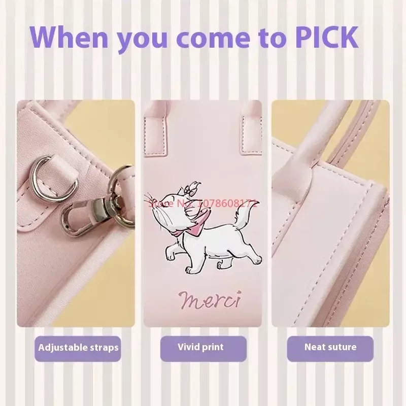 Miniso 2024 новый знаменитый бренд Disney Классическая серия марикатов Сумка-тоут через плечо для поездок портативная модная кавайная сумка через плечо
