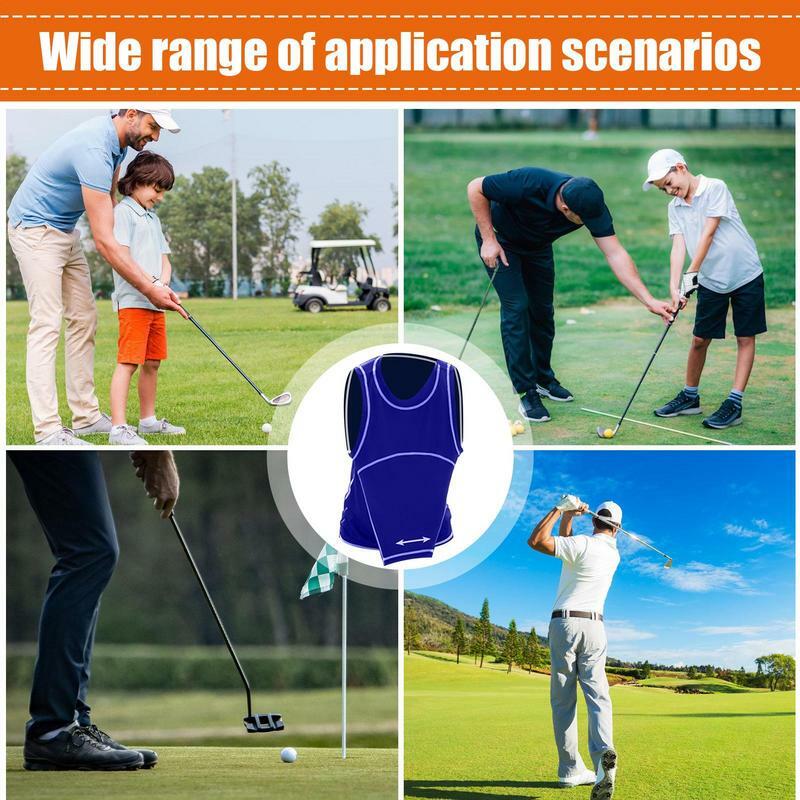 Pomoce golfowe do treningu huśtawka w pomoc szkoleniowa golfowym Poprawiająca koszulę huśtawka narzędzie do ćwiczeń oddychające pomoce golfowe trening golfowy