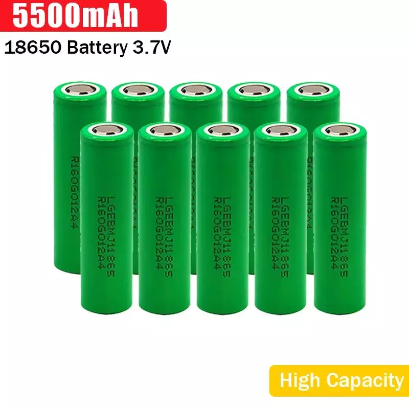 Batería 18650 Original para linterna, pila recargable de iones de litio de 3,7 V, 5500 v, 18650 mAh, 3,7 V, novedad, envío gratis