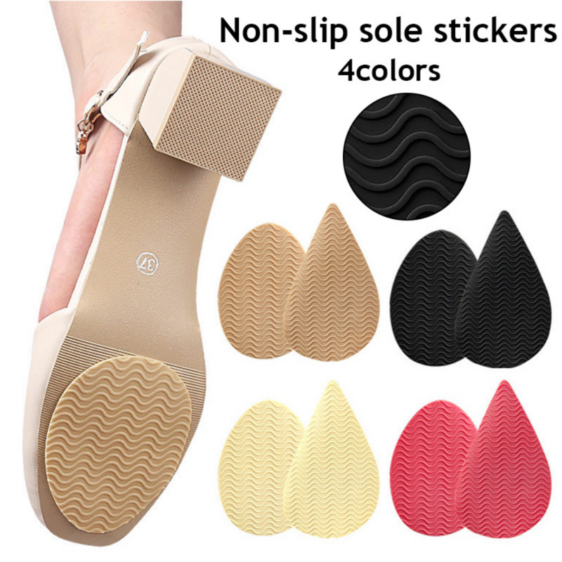 Rubber Forefoot Pads Men Women Shoes Soles Protector Anti-slip Repair Outsoles Self-adhesive Sticker High Heel Care Bottom Patch