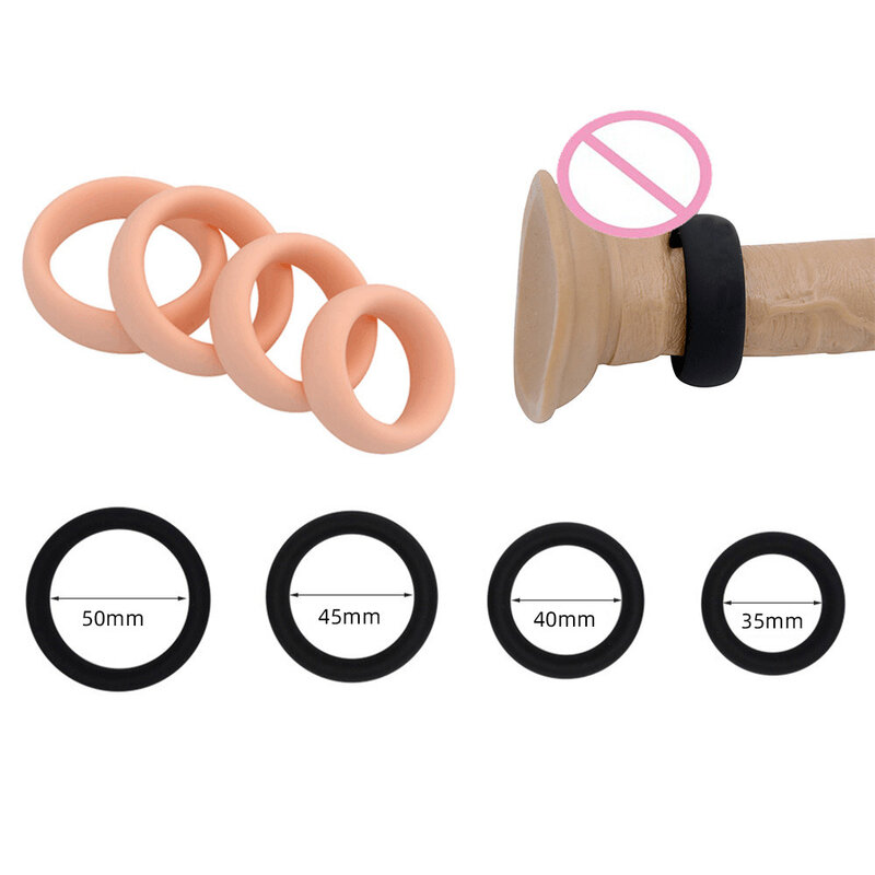 Silicone elástico pênis anel sexo brinquedos para homem masculino masturbador galo anel atraso ejaculação dildo extensor adulto produto para homem