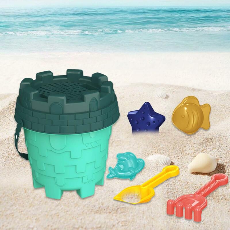 Praia areia brinquedo conjunto, brinquedo praia, balde, pás, desenvolvimento