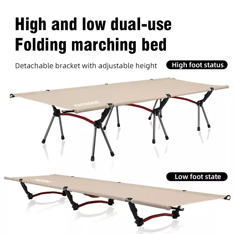 Camping Cot Folding Camping Bed Portable Outdoor Bed Comfortable Sleeping Cots for Adults & Kids Camping, Travel, RV