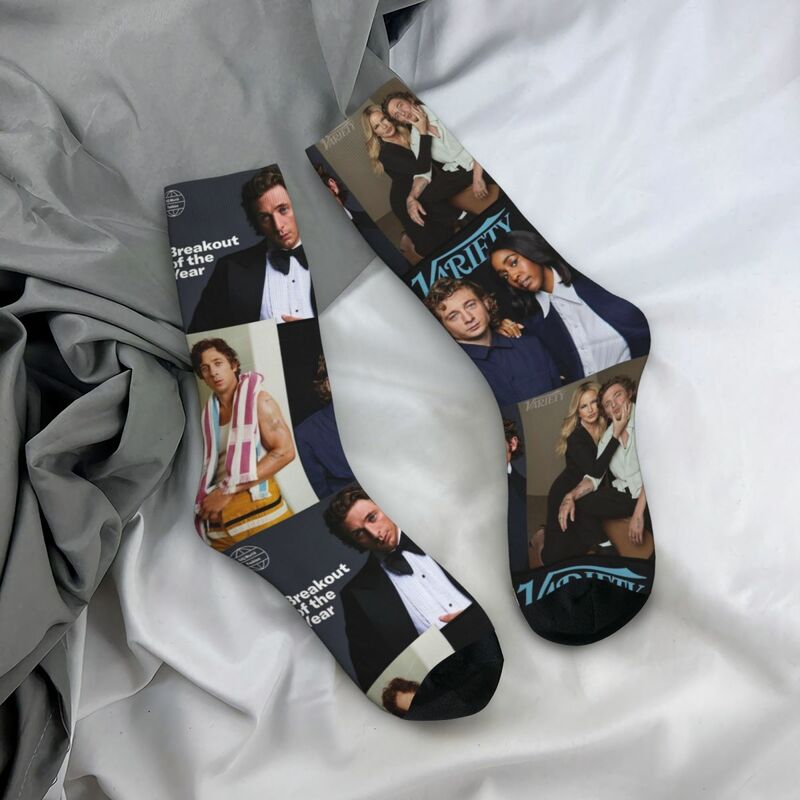 Jeremy Allen White Gift For Fan Theme Design Crew Socks Accessories for Women Cozy Dress Socks