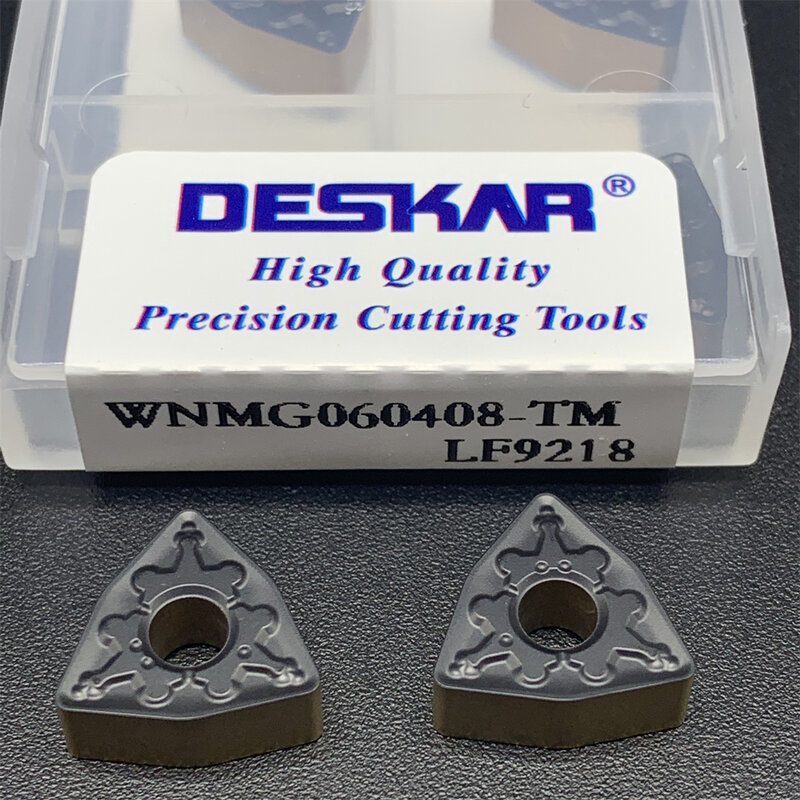 DESKAR 100% оригинальный WNMG060404 WNMG060408 TM LF9018 токарный станок с ЧПУ, инструмент, карбидная вставка для стальной фрезы, модель LF9218