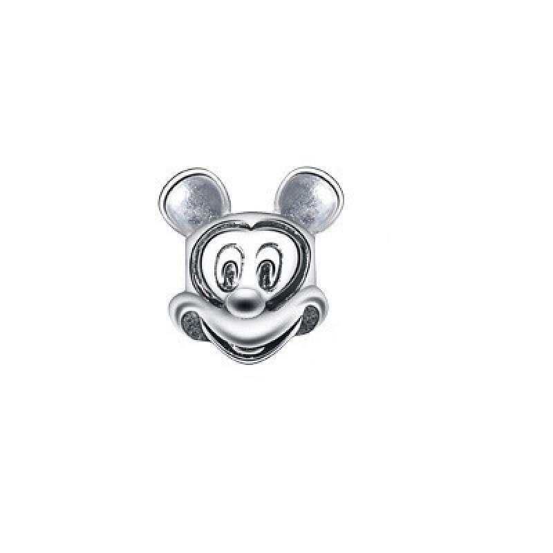 Disney-Pingente liga para mulheres, Mickey e Minnie Mouse, contas encantos, pulseiras, braceletes, bricolage, acessórios jóias, presentes de aniversário