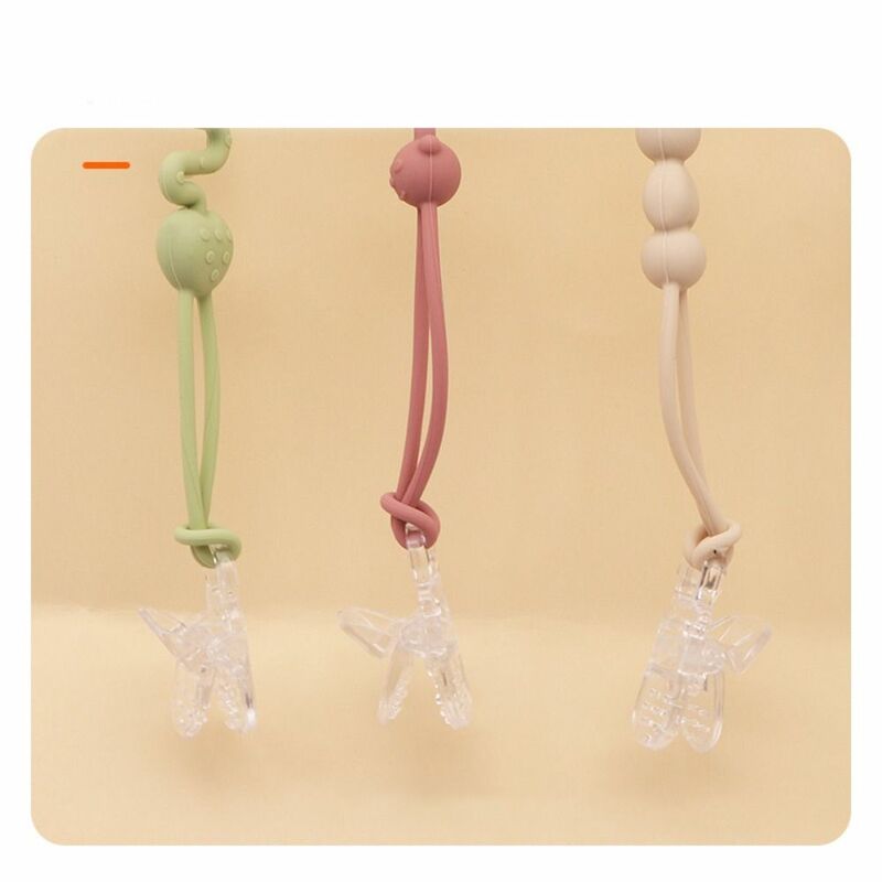 BPA Free Baby Pacifier Clip New Silicone Anti-drop Soother Chains Baby Accessories Silicone Pacifier Chain