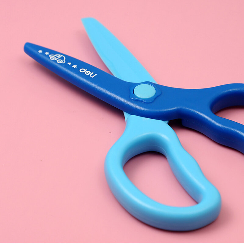 Plastic Scissors Stationery Paper Cutter Kids Safe Scissors Craft DIY Album Lace Shear Art School Supply