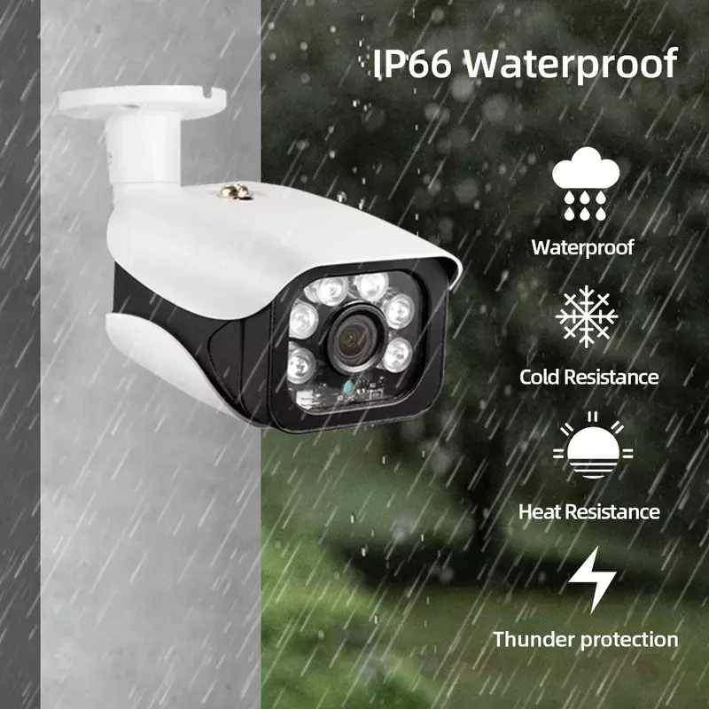 Overscam-Waterproof Video Surveillance Camera Set, Face Detection, Analog Cam, Sistema CCTV ao ar livre, 8CH, 4K DVR, AHD, 8MP