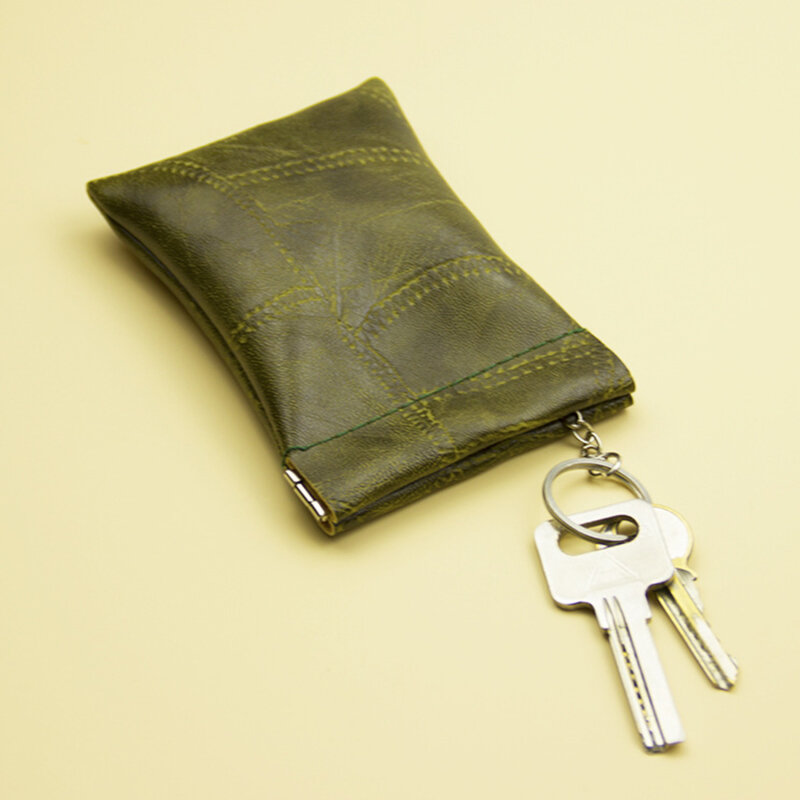 Cartera de llaves de alta capacidad para hombres y mujeres, monedero, llavero, bolsa organizadora, funda Simple para llaves de coche