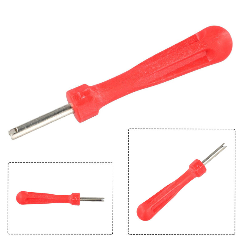 Universal Compatibility Tyre Valve Core Wrench Spanner Efficient Removal Tyre Valve Core Wrench Spanner Universal Fitment