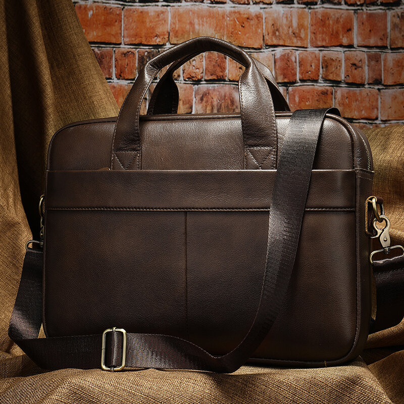 Bag Executive For Men Men's Briefcase Bag Men's Genuine Leather Laptop Bag For Men Porte Document Business Handbag