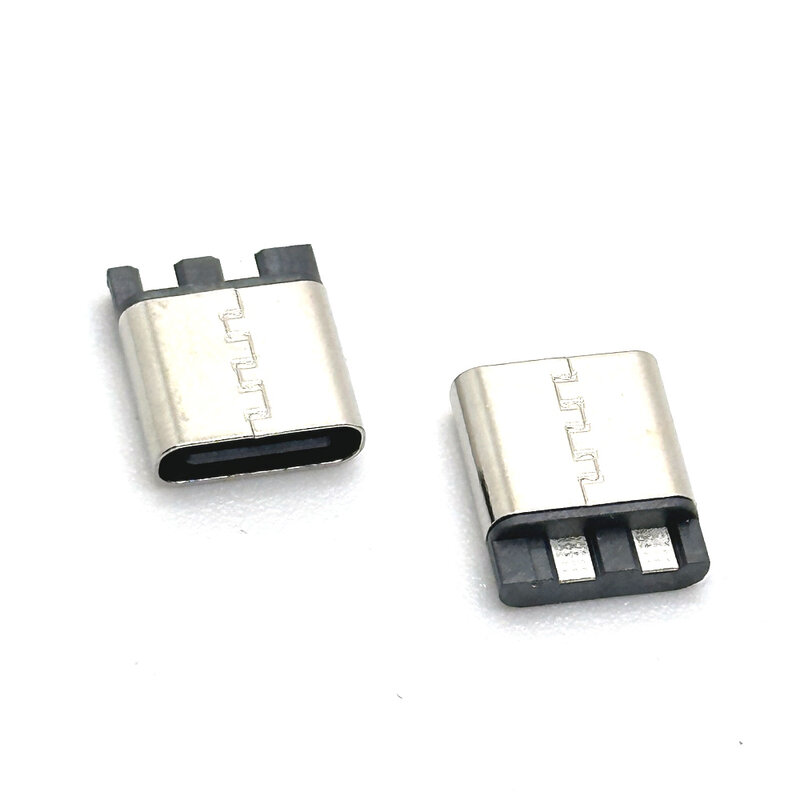 Type C USB 3.1 Fast charging 2Pin Connector Type-C Socket SMD DIP Female Jack For PCB High Current Charging Port Transfer Data