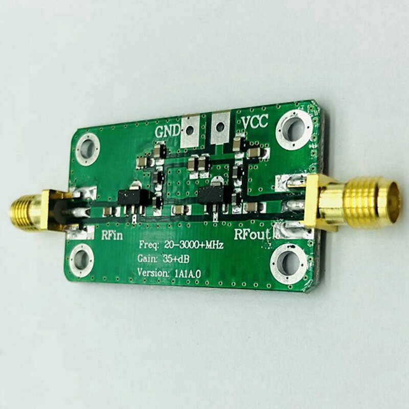 Módulo amplificador de señal de ABGZ-RF, DC 3,3-6V, 20-3000Mhz, 35DB, ganancia de amplificación, bajo ruido para banda ancha