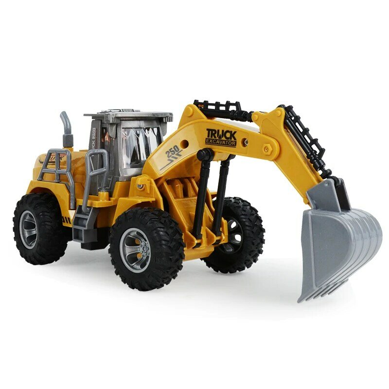 RC Trucks Mini Bulldozer telecomandato plastica ingegneria auto dumper gru escavatore modello veicolo elettrico giocattoli regalo