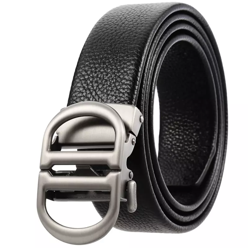 New Luxury Vintage Designer Automatic Belt Men High Quality Business Leisure  Men Fashion Belt Automatic Buckle Belt Head Layer
