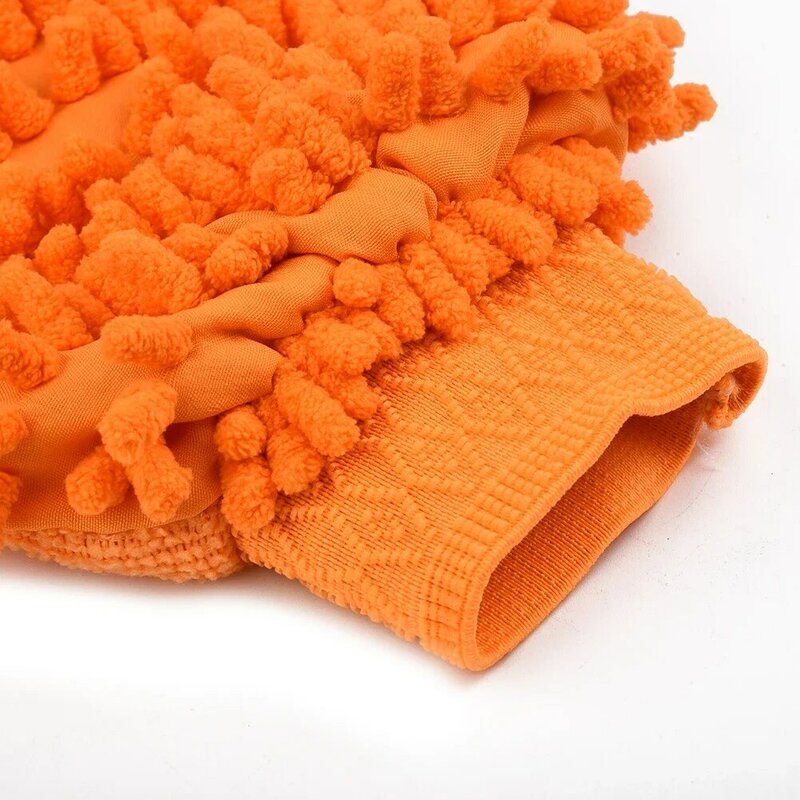 Microfiber Thick Coral Fleece Car Cleaning Tool Cleaning Glove Double-sided Wipes ATVs Accessories Car Coat Light Weight