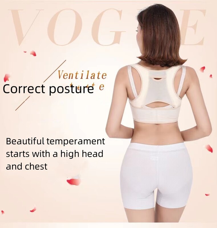 Xuanyujin sabuk korektor postur tubuh wanita, sabuk koreksi postur punggung bungkuk ringan dan nyaman, korektor postur anti-punggung untuk wanita