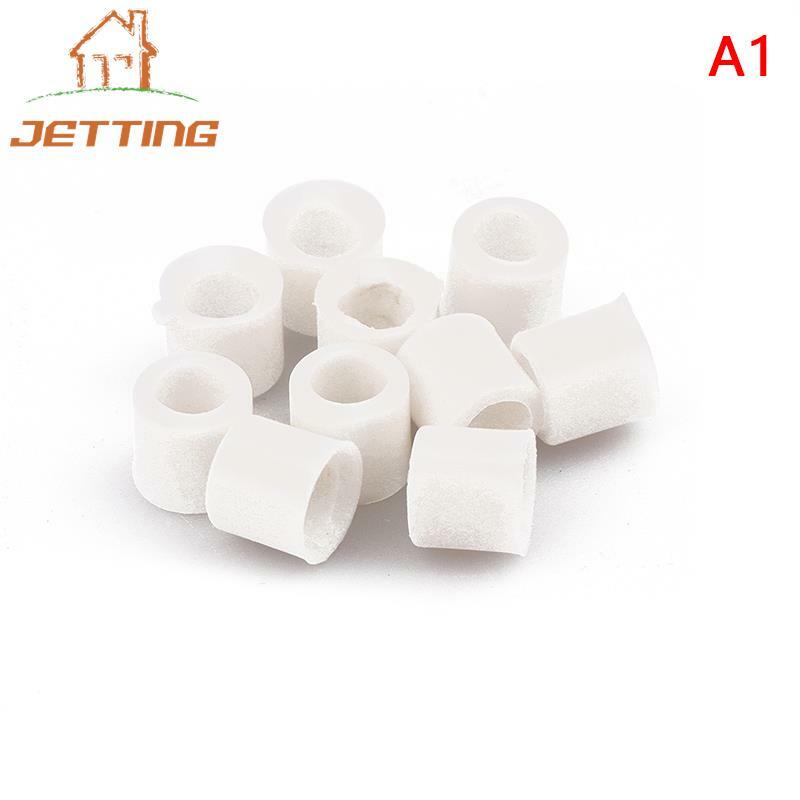 10 pz bianco R410A tubo di riempimento del refrigerante guarnizione di tenuta in plastica tubo valvola anelli di gomma per condizionatore d'aria frigorifero nuovo