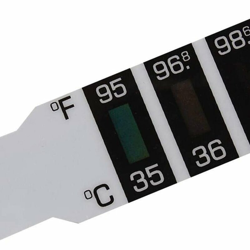 1 Stuks Voorhoofd Thermometer Strips Volwassen Baby Kind Reizen-Formaat Herbruikbare Hoofdkoorts Sticker Controleren Thermometer Veilig Test