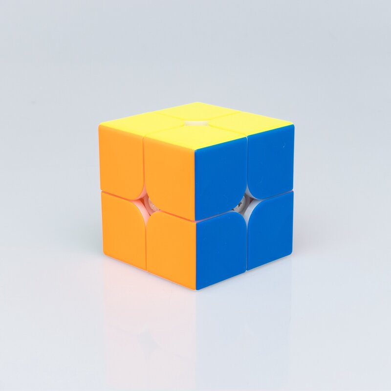 Moyu RS2M 2022 V2 M Magnetic Magic Speed Cube Stickerless Professional Fidget Toys MOYU Rs2m 2x2 V2 Cubo Magico Puzzle