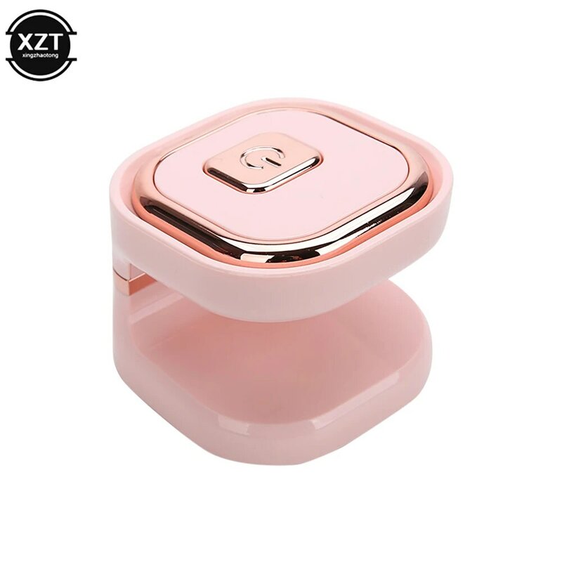 Mini secador de uñas de oro rosa de 6W, máquina de esmalte de Gel con forma de lámpara, un solo dedo, conector USB UV, LED, herramientas de arte de uñas, esmalte de Gel