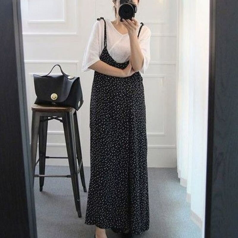 Women Sets Popular Fashion All-match Dot Summer Clothing College Ins Young Ladies Korean Style Hot Sale New Arrival High Waist