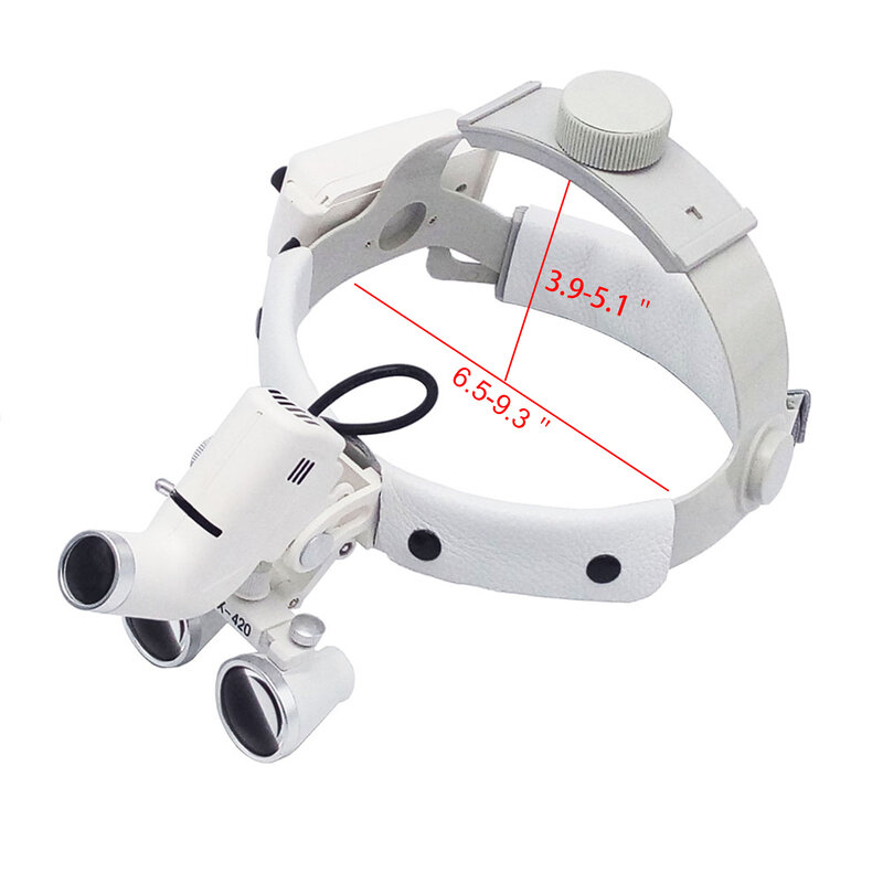 Dentale chirurgico LED faro fascia occhialini binoculari luminosità Spot proiettore regolabile