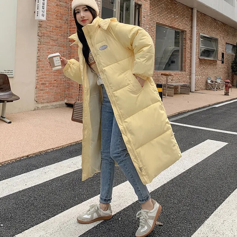 2023 New Winter Long Down Parkas Waterproof Snow Wear Jacket for Woman Fashion Coat Female Hooded Puffer Jacket