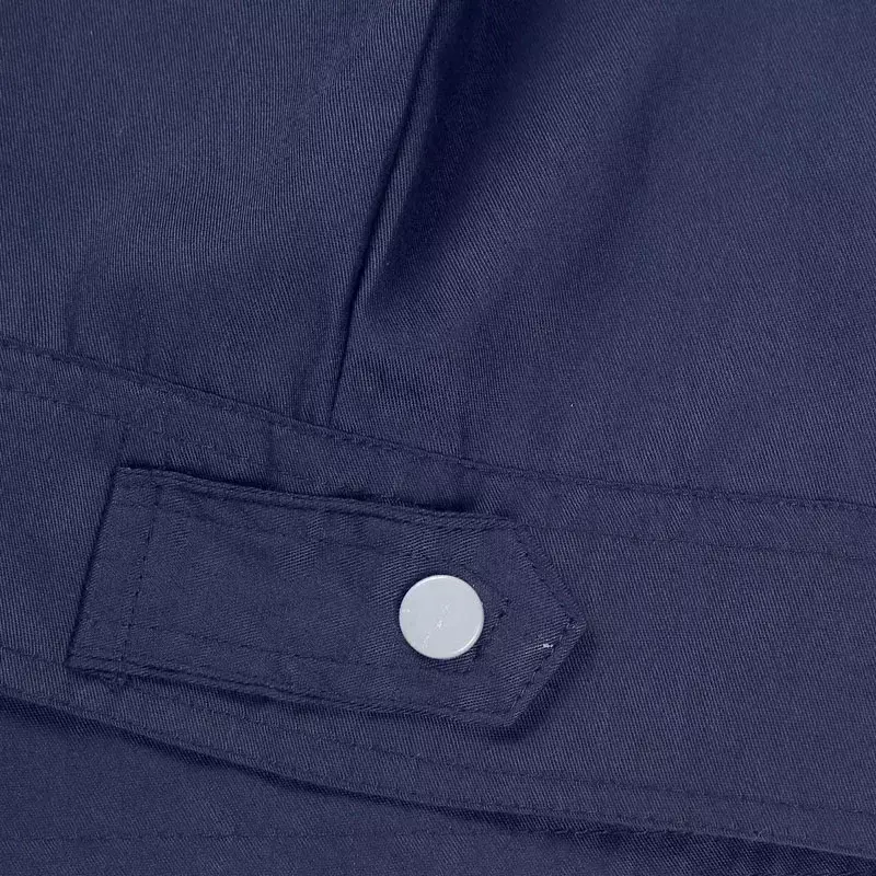 Camicia da officina da uomo uniforme manica corta con cerniera giacca da lavoro di fabbrica riparazione meccanica abbigliamento da lavoro Costume da lavoro con tasca