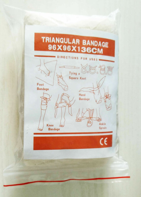 10 96x96x136cm pçs/lote Algodão Triângulo Bandage Bainha Para O Ensino da Cruz Vermelha