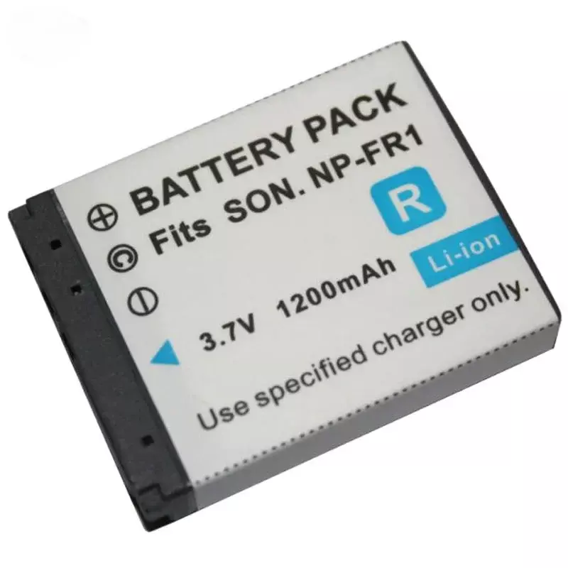 Batería de cámara NP-FR1 NPFR1 de 1200mAh, cargador de CA para SONY DSC P100, P200, P150, P120, T30, G1, V3, T50, F88, P100L, P100PP, P100R, P100S, P150