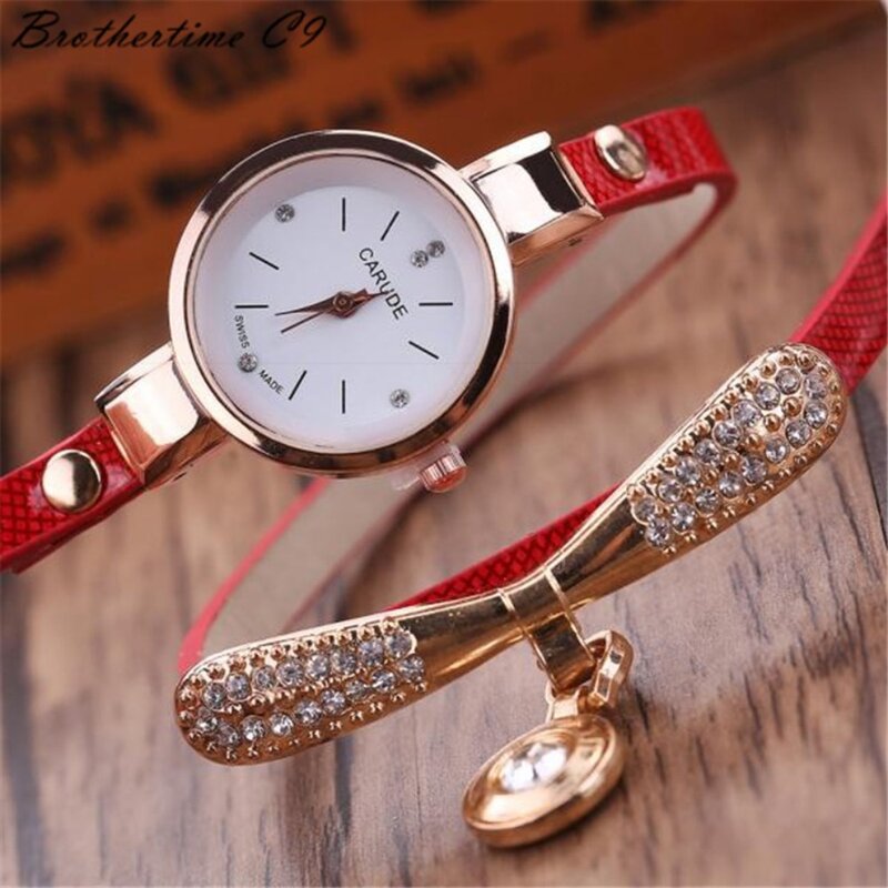Relógio de quartzo feminino com diamantes, estilo casual, aço inoxidável, estudante, lindo