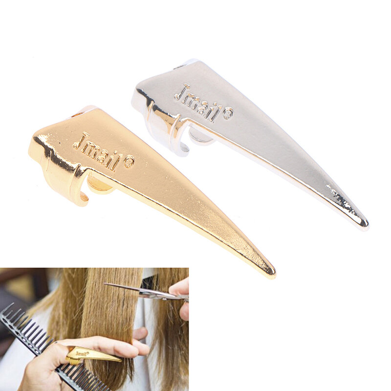 Anillo de punta de dedo de separación de Metal, peine de secado de cabello, trenzado de cabello, herramienta de selección de cabello rizado