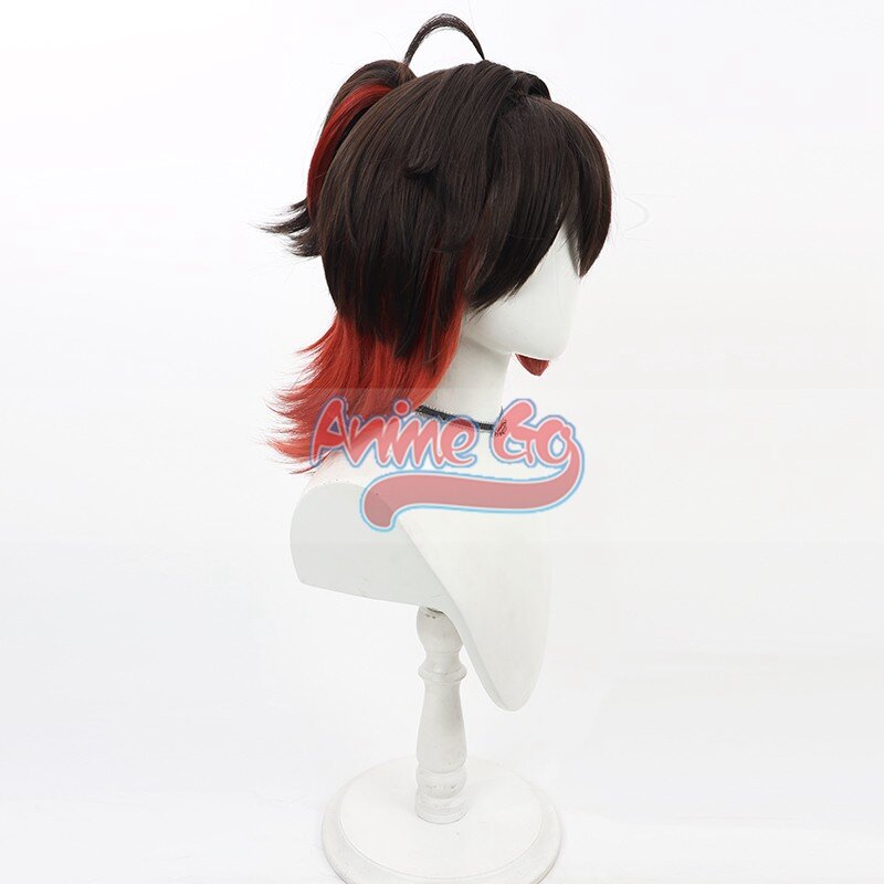 Perruque de cosplay de jeu Genshin Impact, perruques de cheveux dégradés, accessoire C08988