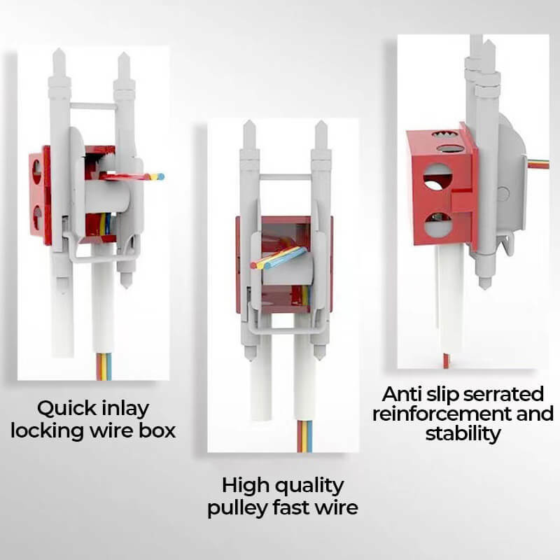 Profesjonalny kabel urządzenie ciągnące 86 drucianych skrzynka na kable ciągnących urządzenie pomocnicze elektryk szybko narzędzia do gwintowania