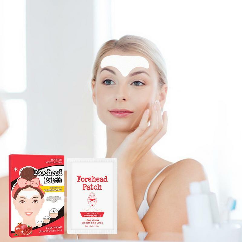 Face Patches Pads para Mulheres, Smoothing Testa, Hidratante e Nutritivo, Face Skin Care Adesivos, 5Pcs