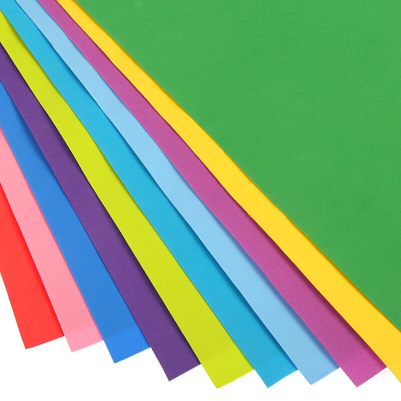 A4 2MM Farbe Schwamm Papier 50*50Cm Quadrat Große Handgemachte Diy Material Schaum Papier Verdickt 16K farbe Hand-Cut Papier