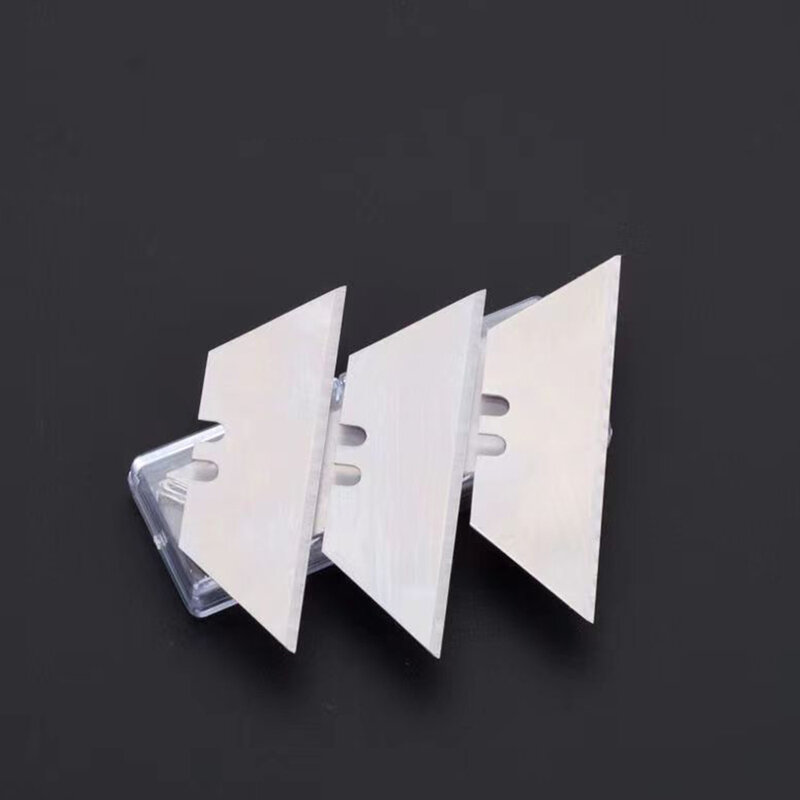 10Pcs/1Box Special Knife Blades Steel Material Utility Knife Trapezoid Blades Replacement DIY Art Craft Cutter Tool Blade New