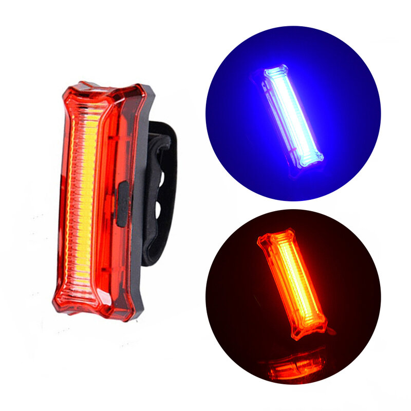 USB充電式LEDテールライト,マウンテンバイクテールライト,警告灯,2色