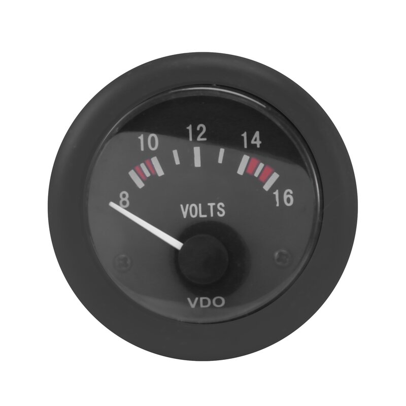 Medidor de voltaje VDO 12V, unidad voltímetro de batería VDO, accesorios para instrumentos