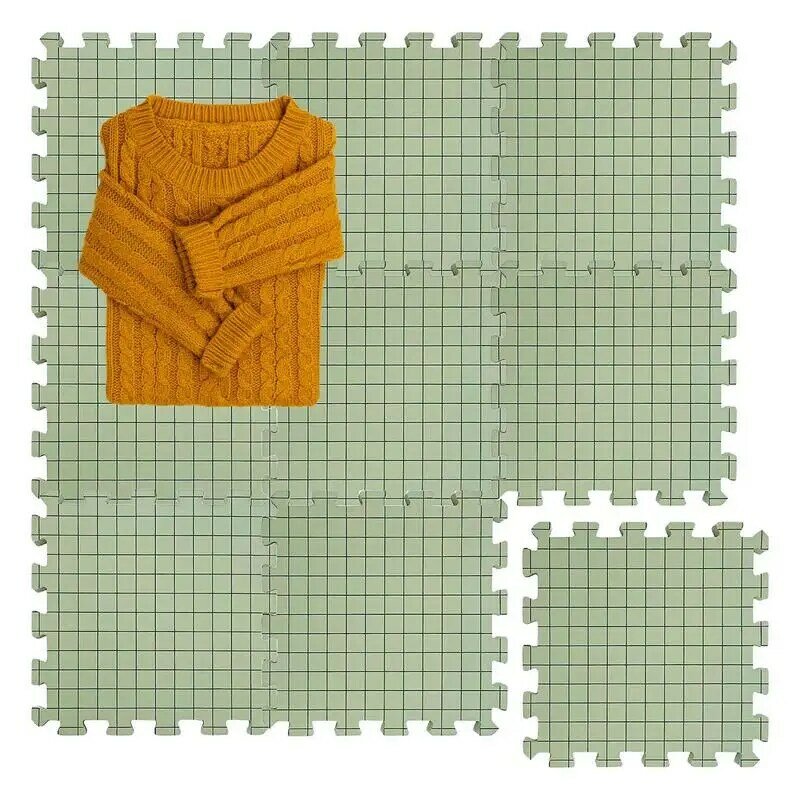 Blocking Mats for Knitting, Extensão Blocking Boards, Aumentar o layout para tricô maior, Crochet Board, 12x12 em