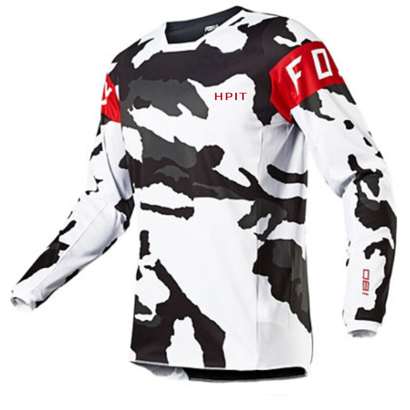 Hpit Fox-camisetas de ciclismo para hombre, ropa deportiva para bicicleta de montaña, todoterreno, DH, Motocross, 2022