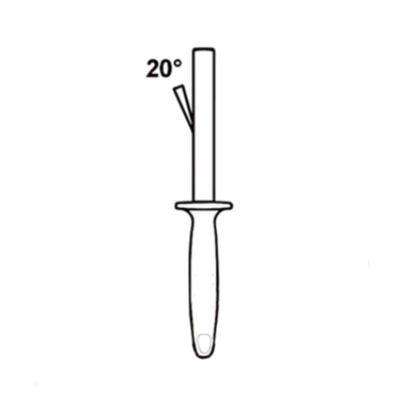 Hoof rautan, 5-inch (sekitar 12.7 cm) Farrier alat poles rod dengan lapisan berlian, menjaga tapal kuda pisau dan potongan