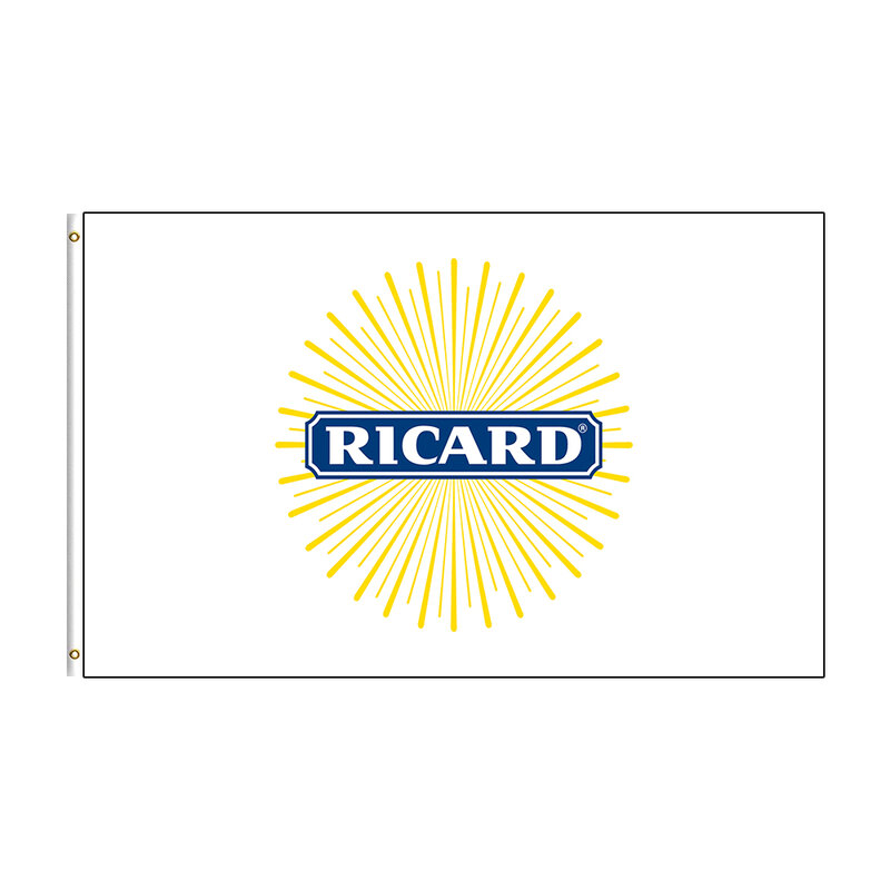 3x5 Ft Ricard Bandeira do poliéster impresso Bar Banner para decoração