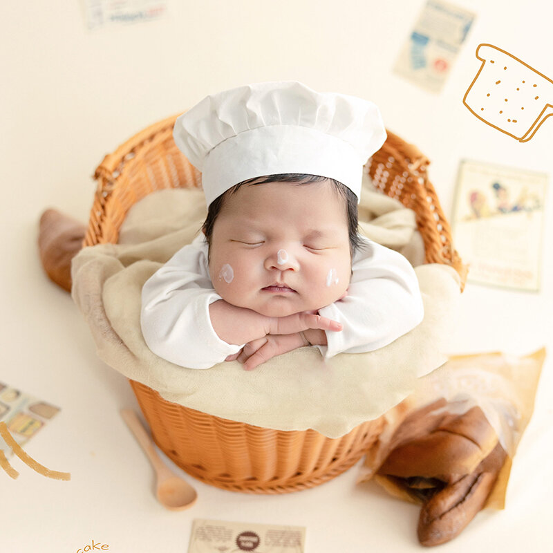 Реквизит для фотосъемки новорожденных детей набор для фотосъемки с маленьким шеф-поваром кухонная утварь аксессуары для студийной съемки