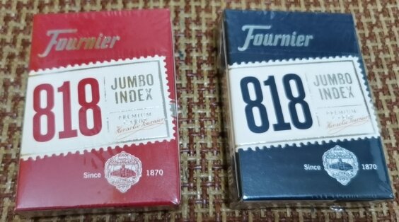 Oznaczony karty do gry Fournier 818 dla soczewka UV magicznej gry planszowej w pokera 1 talia