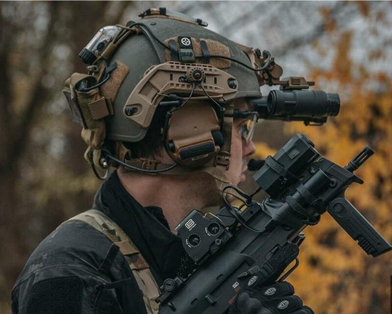 TAC-SKY Tactical COMTAC I II III IV Hunting Noise Reduction Shooting Headset Military Adapter ARC Helmet Rail OPS-CORE Bracket