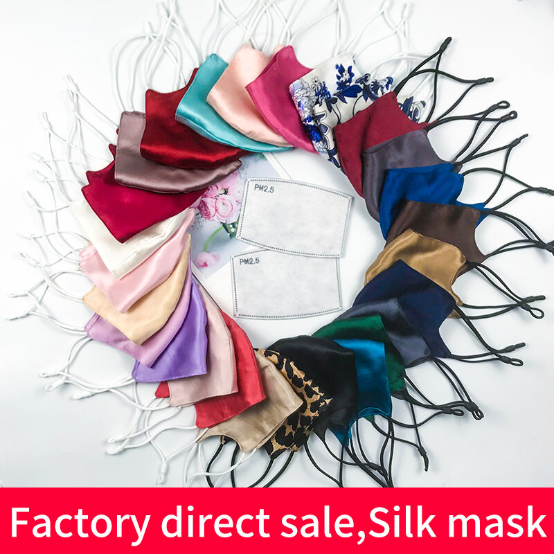 ผ้าไหมสำหรับ Face หน้ากากสองด้านผ้าไหมผู้ชายและผู้หญิง Ultrathin ครีมกันแดดและกันฝุ่น1ชิ้น100% Silk Mask