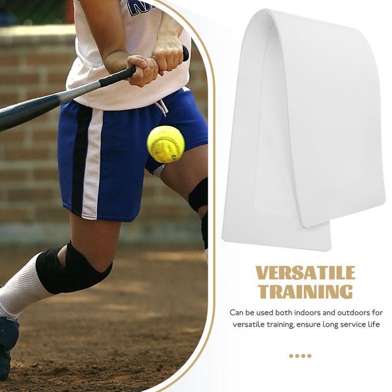 Lancer de Baseball en Caoutchouc Fin, Plaques Polymères, Softball, Portable